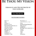 Orchestra Hymn Arrangement "Be Thou My Vision"